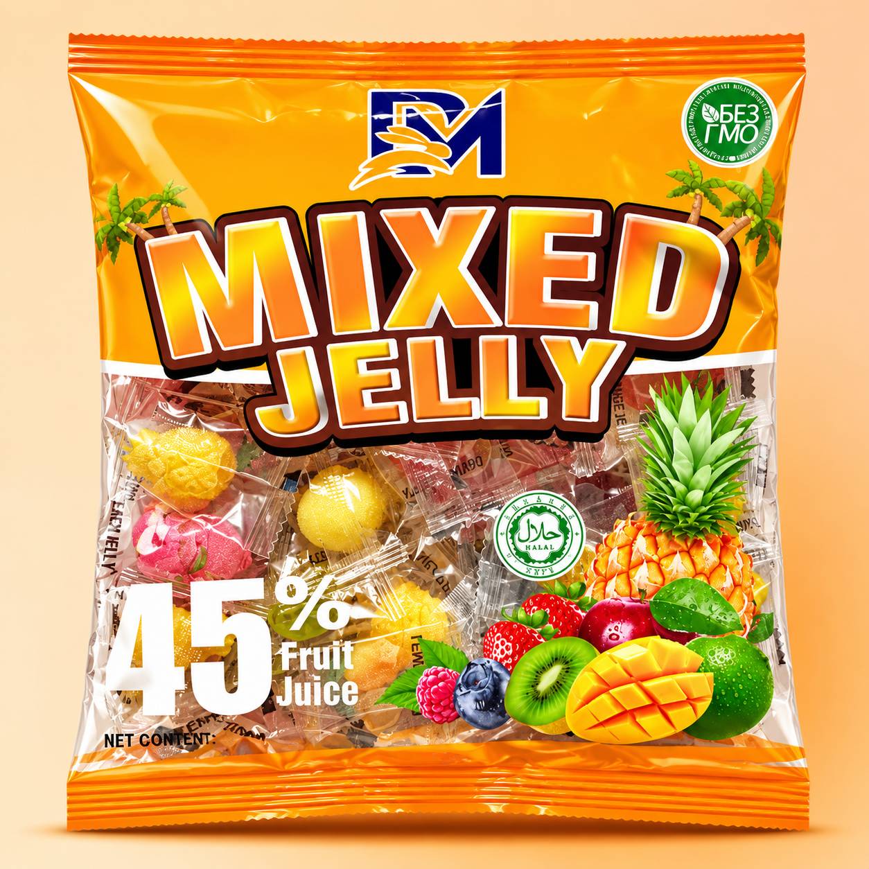 پاستیل 500گرمی میکس